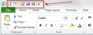 MS Word Microsoft toolbar